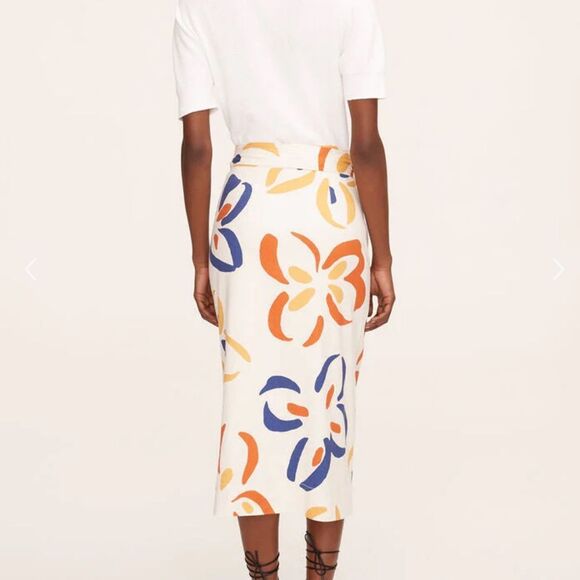 Rebecca Taylor Flame Fleur Whisper Skirt - Picture 3 of 7